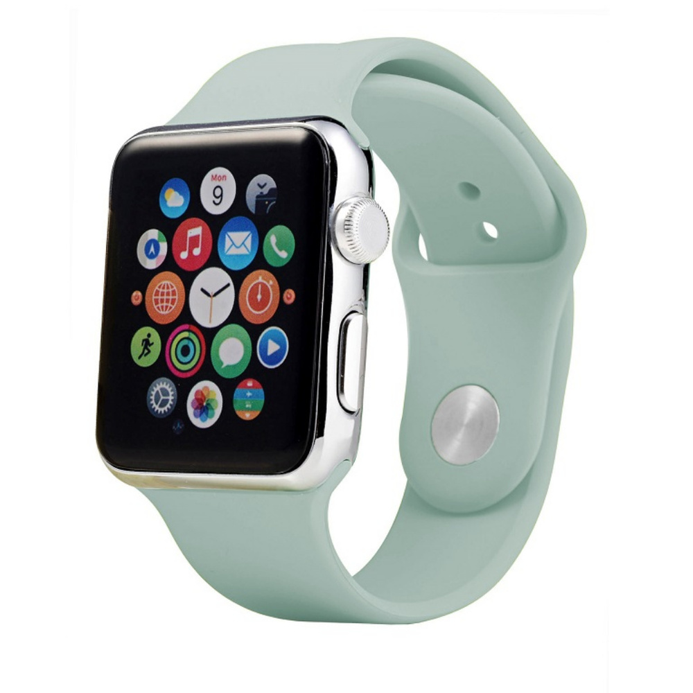 New Apple Watch Silicone Band Mint